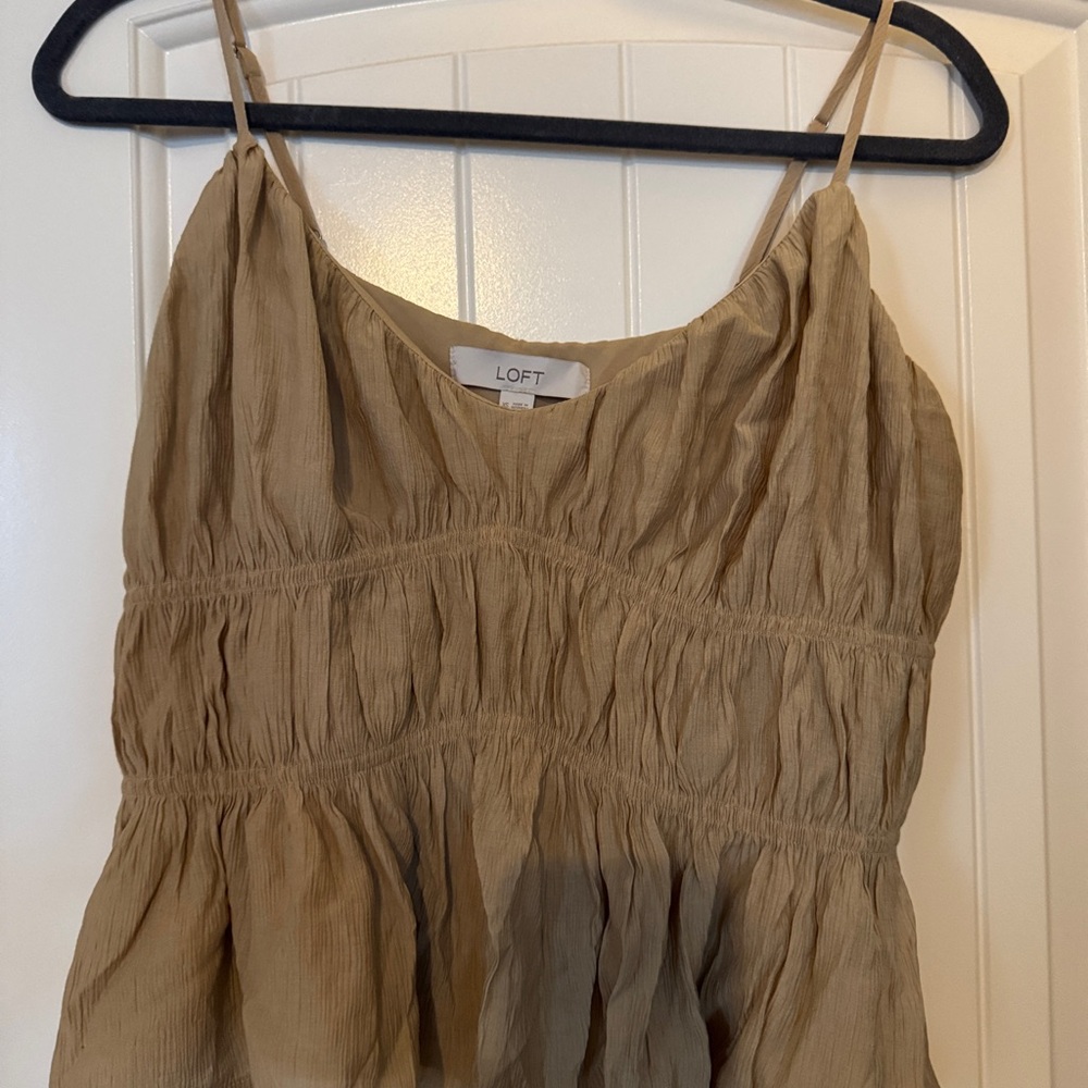 LOFT Women's Beige Camisole Top